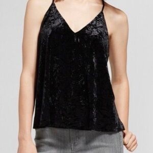 Mossimo Supply Co. Black Velvet Camisole